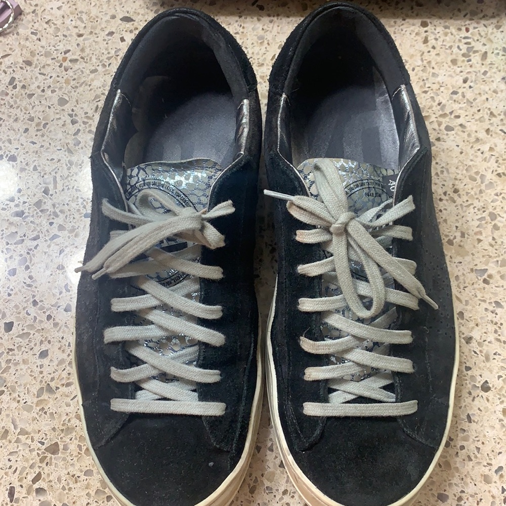 P448 John Black Zebra Sneakers
